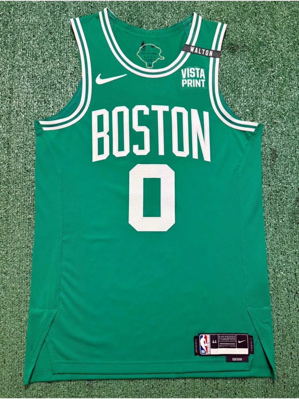 Authentic Jayson Tatum Boston Celtics Green Icon 2024 Finals Edition Jerseys
